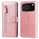 Mobigear Zipper Housse iPhone 17 Pro Etui Porte-Monnaie - Rose doré