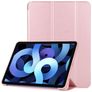 Mobigear Tri-Fold Gel Coque iPad Air 4 (2020) Etui en TPU,Similicuir - Rose doré