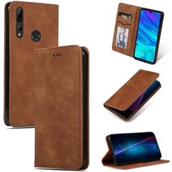 Mobigear Retro Slim Huawei P Smart Plus (2019) Étui - Marron