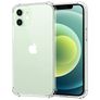 Mobigear Cushion Coque Transparente iPhone 12 Mini Coque arrière en TPU Souple Anti-Chocs - Transparent