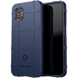 Mobigear Rugged Shield Coque Samsung Galaxy Xcover 7 Pro Coque arrière en TPU Souple Anti-Chocs - Bleu
