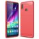 Mobigear Brushed Slim Coque HONOR Note 10 Coque arrière en TPU Souple - Rouge