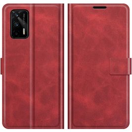 Mobigear Wallet Housse Realme GT Etui Porte-Monnaie - Rouge
