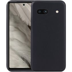Mobigear Colors Coque Google Pixel 7a Coque arrière en TPU Souple - Noir