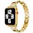 Mobigear Prague Bracelet Acier Apple Watch Fermeture boucle déployante - 49/46/45/44 mm - Or