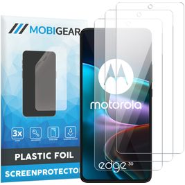 Mobigear Motorola Edge 30 Protection d'écran Film - Compatible Coque (Lot de 3)