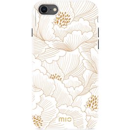 MIO Coque iPhone SE (2020) MagSafe Coque arrière Rigide - White Roses