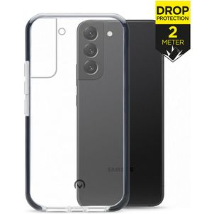 Mobilize Shatterproof Coque Samsung Galaxy S22 Plus Coque arrière Rigide Anti-Chocs - Transparent / Noir