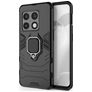Mobigear Armor Ring Coque OnePlus 10 Pro Coque arrière Rigide Anti-Chocs avec Anneau-Support - Noir