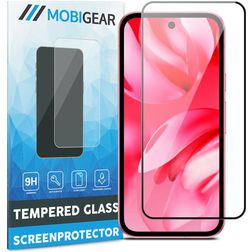 Mobigear Premium Google Pixel 9a Verre trempé Protection d'écran - Compatible coque - Noir