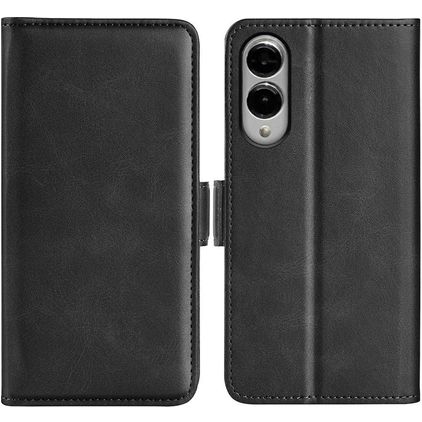 Mobigear Slim Magnet Housse Samsung Galaxy S25 Edge Etui Porte-Monnaie - Noir