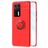 Mobigear Armor Ring Coque Huawei P40 Coque arrière en TPU Souple Anti-Chocs avec Anneau-Support - Rouge