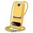 Mobigear Lanyard Card Google Pixel 11 Pro XL Coque avec cordon en Silicone et Porte-Cartes - Jaune