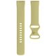 Mobigear Sport Dual Bracelet Silicone Fitbit Sense Fermeture à clou et passant - Jaune