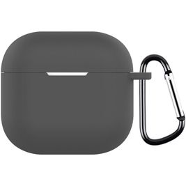 Mobigear Colors Coque Apple AirPods 4 Coque en Silicone Souple - Gris Mobigear Colors Coque Apple AirPods 4 Coque en Silicone Souple - Gris