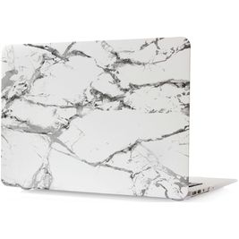Mobigear Marble MacBook 12 Pouces (2015-2017) Coque - Blanc - Model A1534