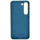 Mobiparts Coque Samsung Galaxy S23 Coque arrière en Silicone - Blueberry Blue