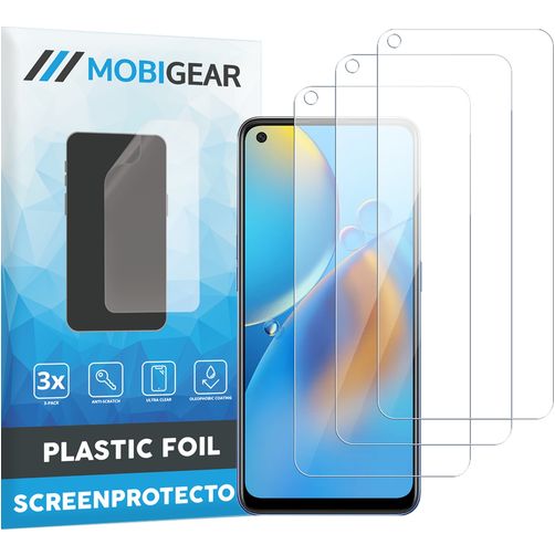 Mobigear OPPO A74 4G Protection d'écran Film - Compatible Coque (Lot de 3)