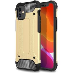 Mobigear Outdoor Coque iPhone 12 Mini Coque arrière Rigide Anti-Chocs - Or