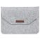 Mobigear Envelope Pochette Ordinateur portable en Feutre (max 20 cm x 31 cm) Housse ordinateur - Gris