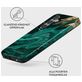 Burga Tough Coque Samsung Galaxy S24 Coque arrière Rigide Anti-Chocs - Emerald Pool
