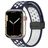 Mobigear Sport Plus Mag Bracelet Silicone Apple Watch Fermeture magnétique - 49/46/45/44 mm - Noir / Bleu Marin