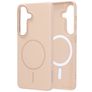 Mobiparts Slim Line Coque Samsung Galaxy S26 MagSafe Coque arrière Rigide - Dune Sand
