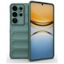 Mobigear Bumpy Coque Samsung Galaxy S26 Ultra Coque arrière en TPU Souple - Vert foncé