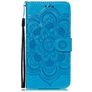 Mobigear Mandala Housse iPhone 11 Etui Porte-Monnaie - Bleu