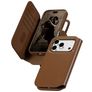 CARE by PanzerGlass Tango Two-in-One iPhone 18 Pro MagSafe Coque Étui 2en1 avec coque amovible Portefeuille - Marron