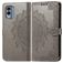 Mobigear Mandala Housse Nokia X30 Etui Porte-Monnaie - Gris