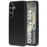 Mobiparts Classic Coque Samsung Galaxy S24 Coque arrière en TPU Souple - Matt Black