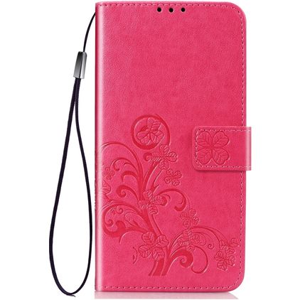 Mobigear Clover Housse Huawei P40 Pro Etui Porte-Monnaie - Rose