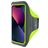 Mobiparts Comfort Fit Brassard Téléphone iPhone 13 Pro Brassard Coque de Sport en Neoprène - Neon Green