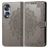 Mobigear Mandala Housse HONOR 70 Etui Porte-Monnaie - Gris