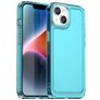 Mobigear Crystal Coque iPhone 15 Plus Coque arrière en TPU Souple - Bleu