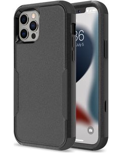 Mobigear Ultra Tough Coque iPhone 14 Pro Max Coque arrière Rigide Anti-Chocs - Noir