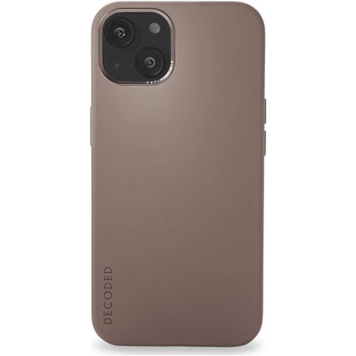 Decoded Coque iPhone 13 Coque arrière en Silicone - Dark Taupe
