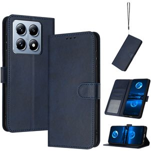 Mobigear Wallet Housse Xiaomi 14T Etui Porte-Monnaie - Dark Blue