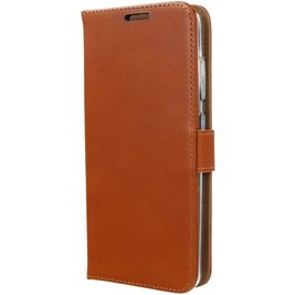 Valenta Classic Housse Samsung Galaxy S20 Plus Etui en Cuir Véritable Porte-Monnaie - Cognac