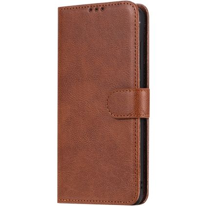 Mobigear Premium Housse Samsung Galaxy A51 Etui Porte-Monnaie - Marron