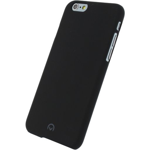 Mobilize Premium Coating Coque iPhone 6 Coque arrière en Silicone Anti-Chocs - Noir
