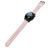 Mobigear Bumpy Bracelet Silicone Smartwatch Fermeture boucle ardillon - Connexion universelle de 22 mm - Rose