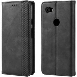 Mobigear Sensation Housse Google Pixel 3a Etui Porte-Monnaie - Noir