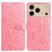 Mobigear Flowers Housse iPhone 17 Pro Etui Porte-Monnaie - Rose