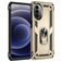 Mobigear Armor Ring Coque Motorola Moto G52 Coque arrière Rigide Anti-Chocs avec Anneau-Support - Or