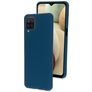 Mobiparts Coque Samsung Galaxy A12 Coque arrière en Silicone - Blueberry Blue