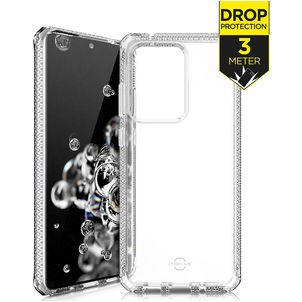 ITSkins SpectrumClear Coque Transparente Samsung Galaxy S20 Ultra Coque arrière en TPU Souple Anti-Chocs - Transparent