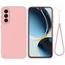 Mobigear Rubber Touch Coque Samsung Galaxy A57 Coque arrière en Silicone - Rose