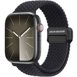 Dux Ducis Mixture Pro Bracelet Nylon Apple Watch Fermeture magnétique - 42/41/40/38 mm - Charcoal